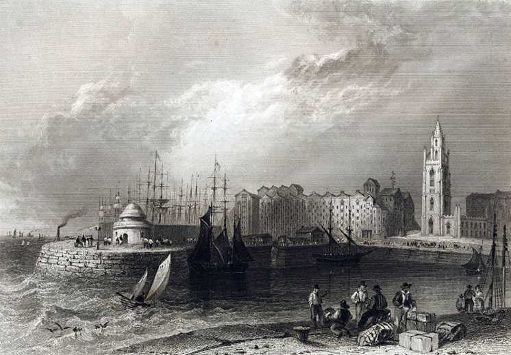 liverpool dock and church
